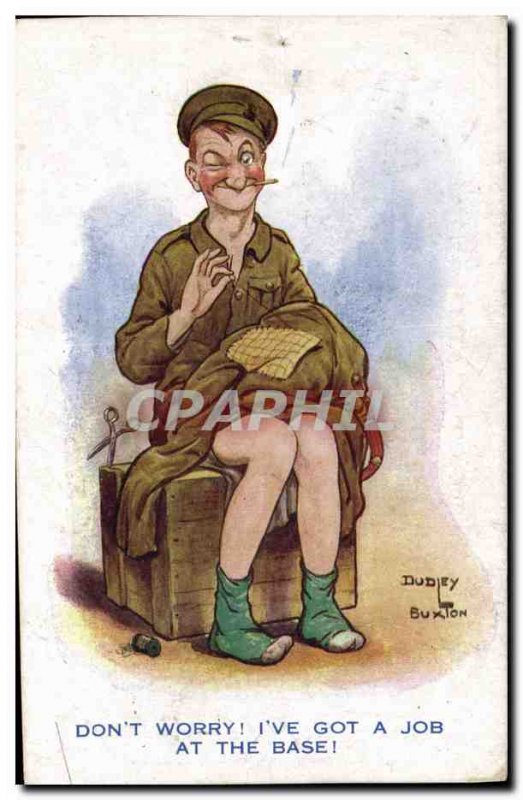 Old Postcard Fantasy Illustrator Dudley Buxton Army