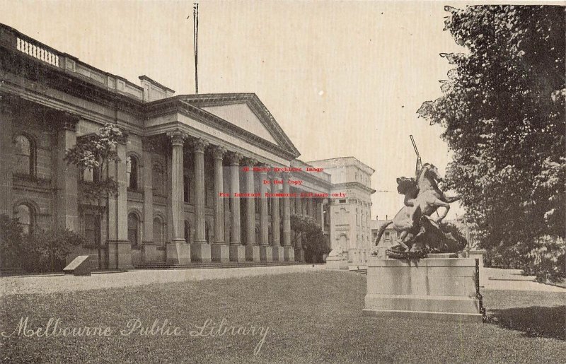 Australia, Melbourne, Public Library Building, Exterior View