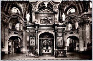 Switzerland, Einsiedeln Klosterkirche Gnadenkapelle Monastery Church, Postcard