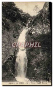 Old Postcard Fall Gimel Correze Grand Cascade