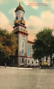 Vintage Postcard 1910's County Court House Northumberland England United Kingdom