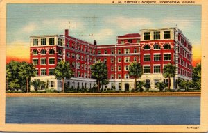 Florida Jacksonville St Vincent's Hospital 1948 Curteich