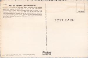 Mount St. Helens Eruption May 18, 1980 WA Washington Unused Vintage Postcard D52