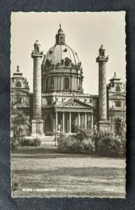 Mint Vintage Karlskirche Vienna Austria RPPC