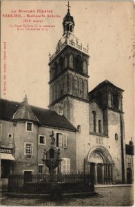 CPA SAULIEU - Basilique St-Andoche (115884)