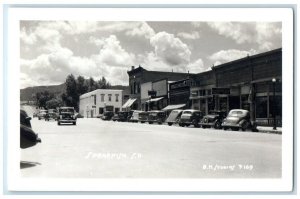 c1940's Business Street View Spearfish South Dakota SD RPPC Photo Postcard