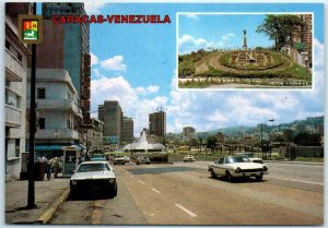 M-38847 Monument to C Colón Clock and Surrounding Plaza Caracas Venezuela