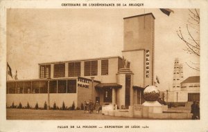 International Exhibition Postcard souvenir Liege 1930 palace of Poland