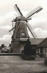 Netherlands Sleen Korenmolen De Hoop Vintage RPPC 03.76