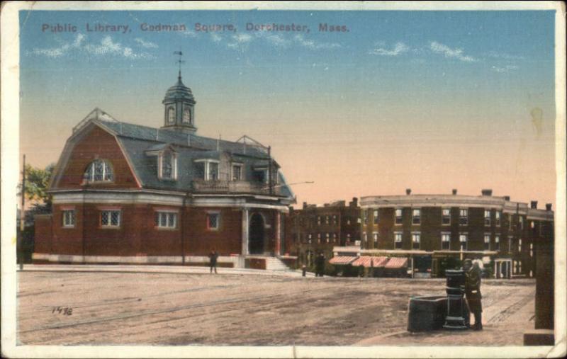 Dorchester MA Codman Square c1910 Postcard