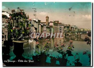 Postcard Modern Firenze City of Flowers