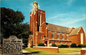 Vtg Columbia South Carolina SC Ebenezer Lutheran Church Postcard