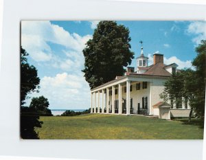 Postcard East Front of Mount Vernon Virginia USA