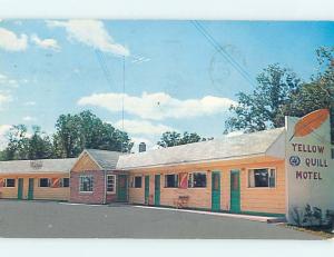 Pre-1980 YELLOW QUILL MOTEL Portage La Prairie Manitoba MB o0708