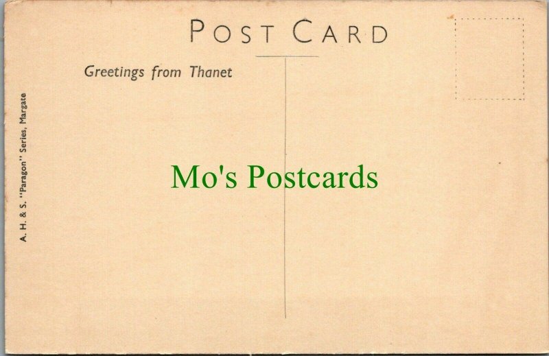 Kent Postcard - Sands and Harbour, Broadstairs  RS28837