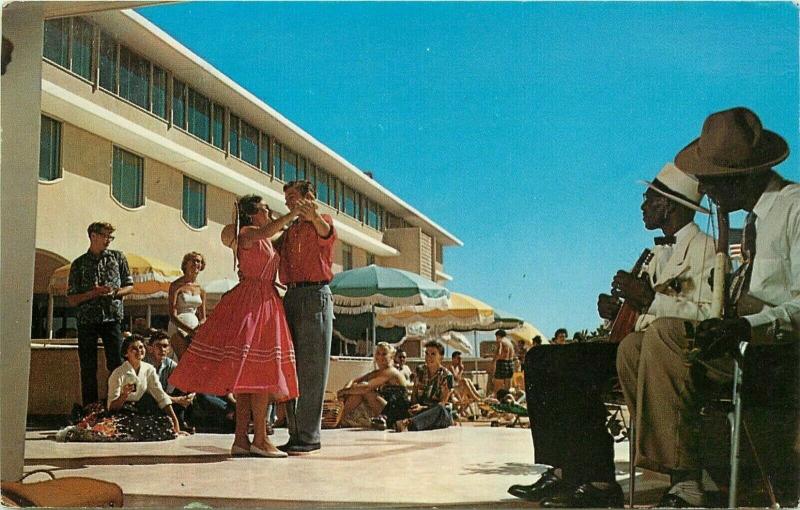 Dancing Curacao Vals Hotel Curacao International Aruba pm 1961 Postcard