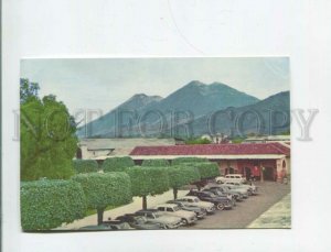 473220 Guatemala Volcanes de Acatenango and Fuego Antigua cars Old postcard