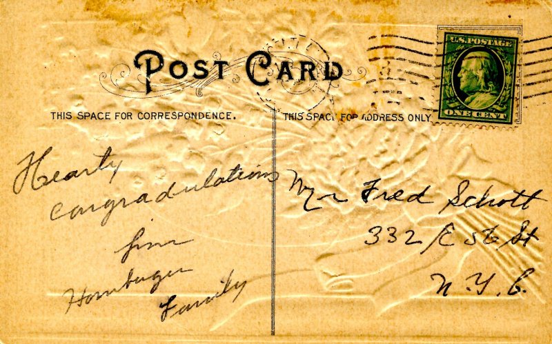 Greeting - Hearty Wishes & Greetings  (torn)