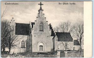 CIMBRISHAMN, SWEDEN   St. Olofs Kyrka   Church  1913    Postcard