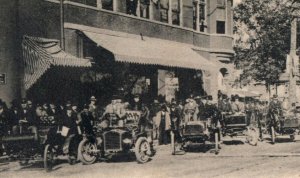 1906 RPPC Pine Bluff, AR Automobile Club Car Meet Postcard F167