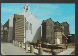 Sussex Postcard - Hastings - Fishermen's Museum & Net Mending Lofts  RR7059