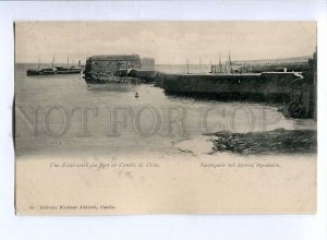 3040525 GREECE CRETE CANEE Port & pier Vintage PC