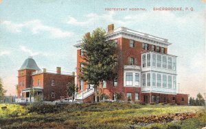 SHERBROOKE, Quebec Canada    PROTESTANT HOSPITAL   c1910's Postcard