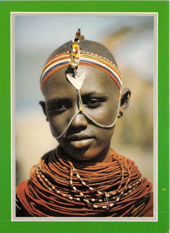 us8379 el molo woman jambo kenya  kenya africa folklore costume types