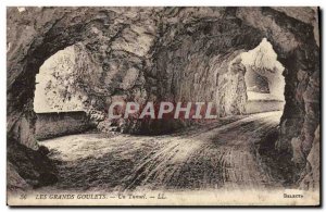 Old Postcard The Great Narrow A tunnel