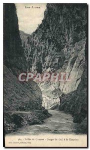 Old Postcard Gorges of Queyres Vallee Alpes Guil has Chapelue