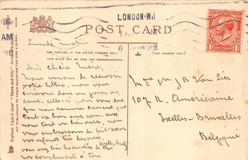 L242 England Warwick Castle vintage postcard