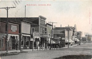 J60/ Copemish Michigan Postcard c1910 Main Street Stores  109