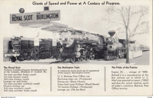 Burlington Railroad trains, Century of Progress Exposition, 1930s; Chicago Il...