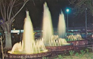 Fountains in Plaza Merino Chihuahua, Mexico - Photographed by Roberto Lopez Diaz