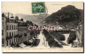 Old Postcard Saint Claude Avenue Belfort and Place du Pre