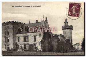 Old Postcard Souvigny Chateau De Montaret