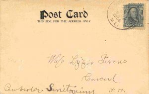 Camp Christopher Cabin Bryant Pond Maine 1906 postcard