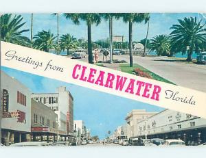 Pre-1980 SHOPS ALONG STREET Clearwater Florida FL ho7504