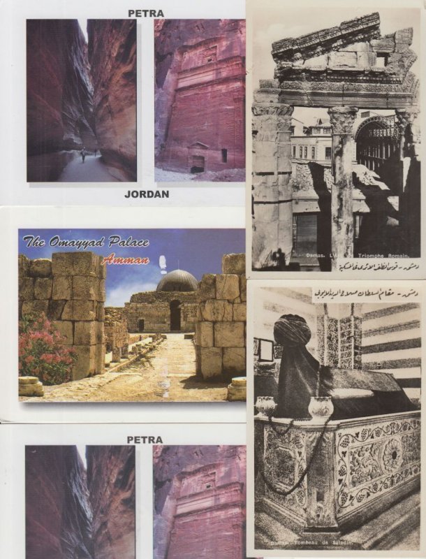 JORDANIA 87 Postcards Mostly 1960-2000 (L3938)
