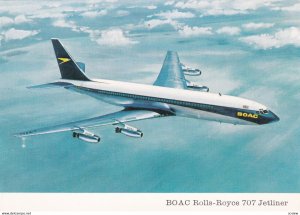 BOAC Rolls-Royce 707 Jetliner airplane , 60s