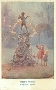 Artist impression Peter Pan Margaret Tarrant Fairy Fantasy Postcard 21-4670