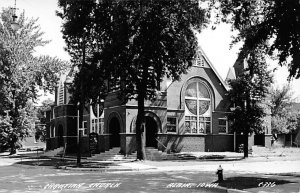 Christian church real photo Albia, Iowa  