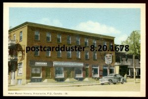 h3025 - VICTORIAVILLE Quebec Postcard 1930s Hotel Manoir Victoria by PECO