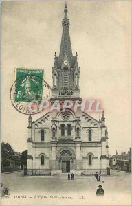 Postcard Old Tours Church of Saint Etienne