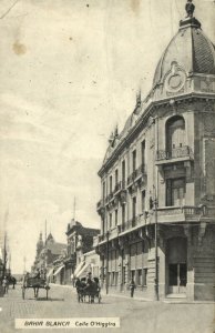 argentina, BAHIA BLANCA, Calle O'Higgins, Royal Hotel (1918) Postcard