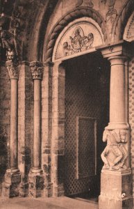 Vintage Postcard Cathédrale Sainte Marie St. Mary's Church Roman Catholic Oloron