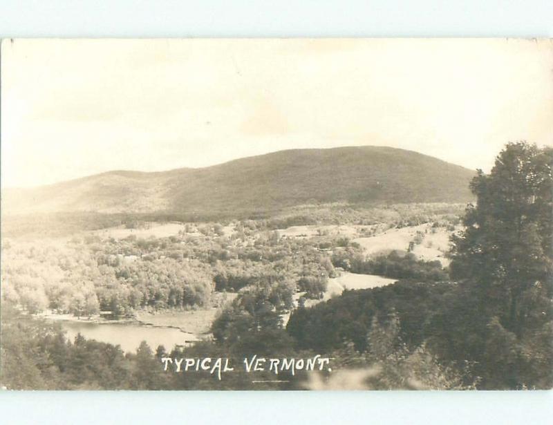 1940's rppc NICE VIEW State Of Vermont VT i5777