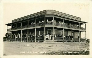 WA, Soap Lake, Washington, Lake View Sanitarium, Young, RPPC