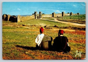 c1967 View of Chellah RABAT Morocco 4x6 VINTAGE Postcard 0408