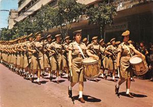 Girl Soldiers on the March - 